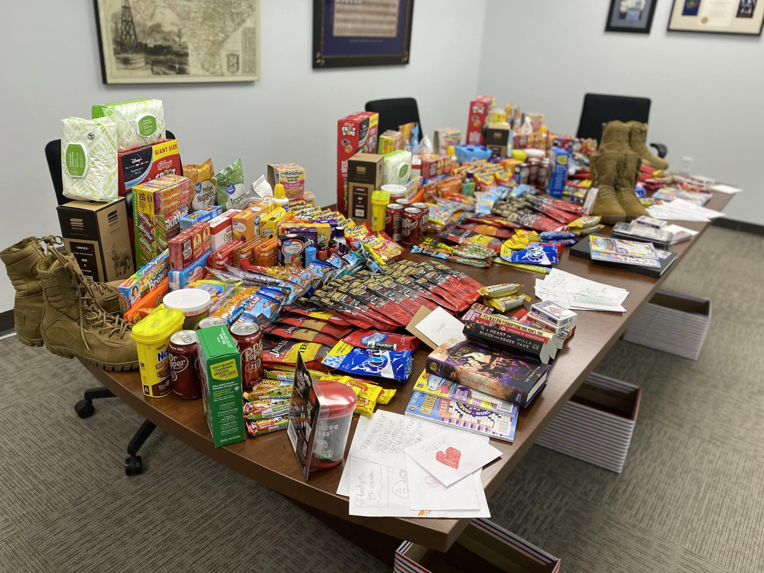 Boots for Troops food, books, accessories and boots