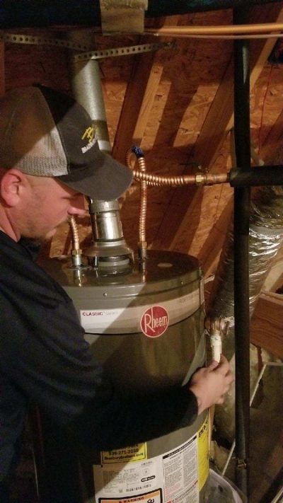 Shane Water Heater Install